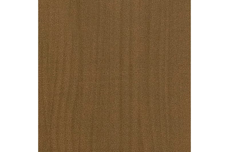 Sängbord honungsbrun 35,5x33,5x41,5 cm massiv furu - Brun - Sängbord & nattduksbord