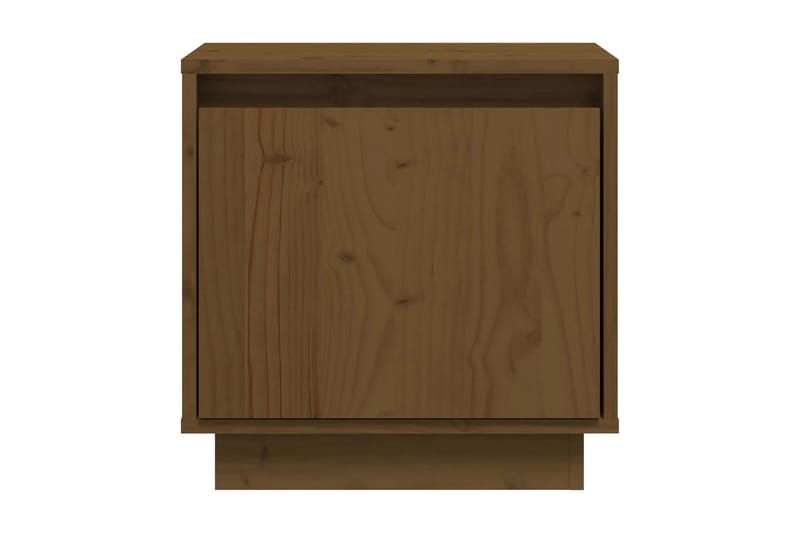 Sängbord honungsbrun 40x30x40 cm massiv furu - Brun - Sängbord & nattduksbord