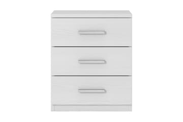 Sängbord Jorbes 41x46 cm - Askgrå|Vit - Möbler - Bord & matgrupp - Avlastningsbord & sidobord - Sängbord & nattduksbord