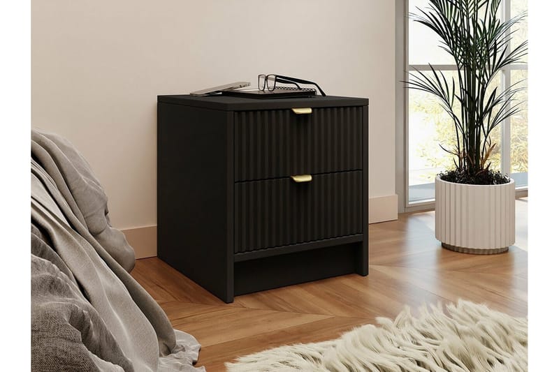 Sängbord Kintore 35 cm - Svart - Möbler - Bord & matgrupp - Avlastningsbord & sidobord - Sängbord & nattduksbord