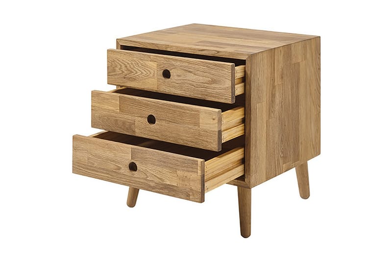 Sängbord Konsha 35x42 cm - Natur - Möbler - Bord & matgrupp - Avlastningsbord & sidobord - Sängbord & nattduksbord