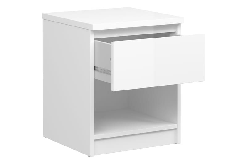 Sängbord Lerna 40 cm - Vit - Möbler - Bord & matgrupp - Avlastningsbord & sidobord - Sängbord & nattduksbord