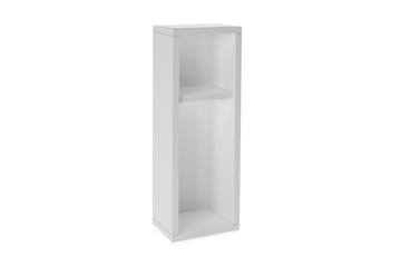Sängbord Lundtorp 15 cm med Förvaring 2 Hyllor - Vit - Möbler - Bord & matgrupp - Avlastningsbord & sidobord - Sängbord & nattduksbord