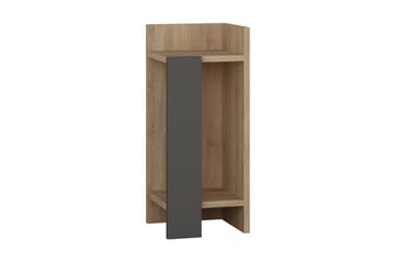 Sängbord Lutchan 27 cm - Ekfärg/Mörkgrå - Möbler - Bord & matgrupp - Avlastningsbord & sidobord - Sängbord & nattduksbord