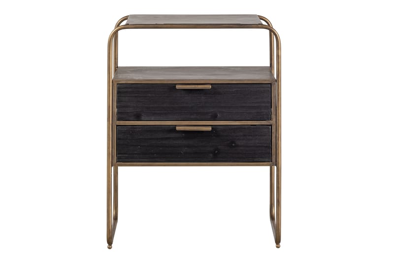 Sängbord Meilto 45 cm - Antik Mässing - Möbler - Bord & matgrupp - Avlastningsbord & sidobord - Sängbord & nattduksbord