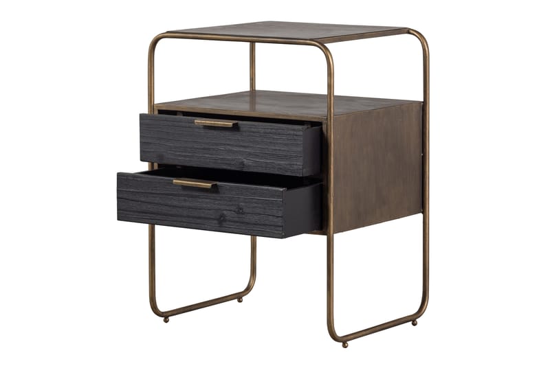 Sängbord Meilto 45 cm - Antik Mässing - Möbler - Bord & matgrupp - Avlastningsbord & sidobord - Sängbord & nattduksbord