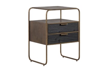 Sängbord Meilto 45 cm - Antik Mässing - Möbler - Bord & matgrupp - Avlastningsbord & sidobord - Sängbord & nattduksbord