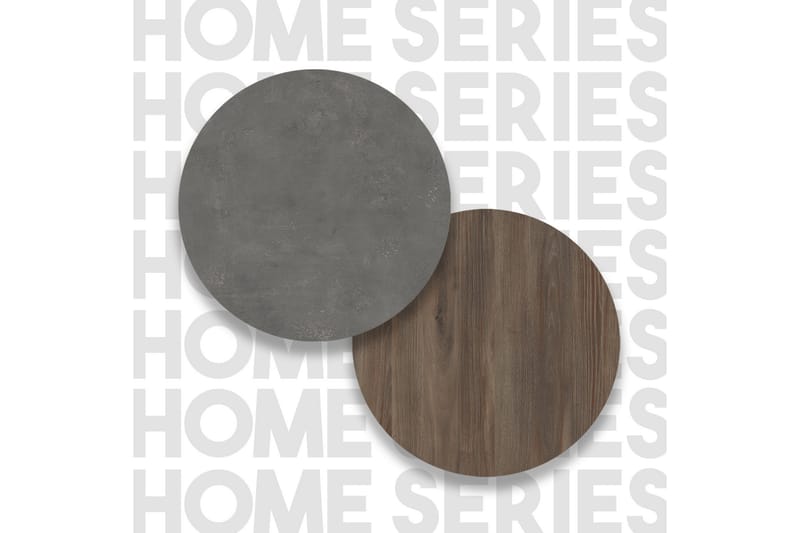 Sängbord Moerdijk 44 cm - Brun/Grå - Möbler - Bord & matgrupp - Avlastningsbord & sidobord - Sängbord & nattduksbord