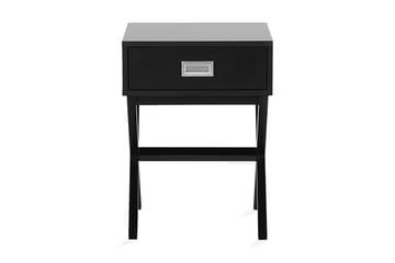 Sängbord Mondariz 40 cm med Förvaring Låda - Svart - Möbler - Bord & matgrupp - Avlastningsbord & sidobord - Sängbord & nattduksbord
