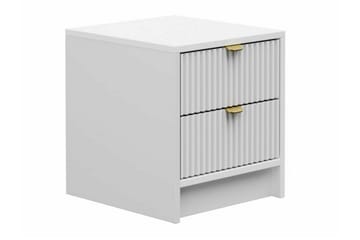 Sängbord Novaj 35 cm - Vit - Möbler - Bord & matgrupp - Avlastningsbord & sidobord - Sängbord & nattduksbord