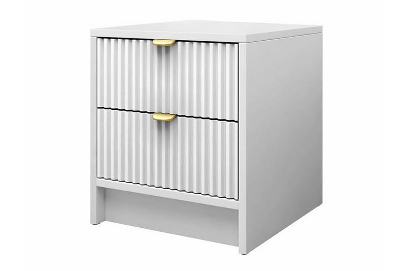 Sängbord Novaj 35 cm - Vit - Möbler - Bord & matgrupp - Avlastningsbord & sidobord - Sängbord & nattduksbord