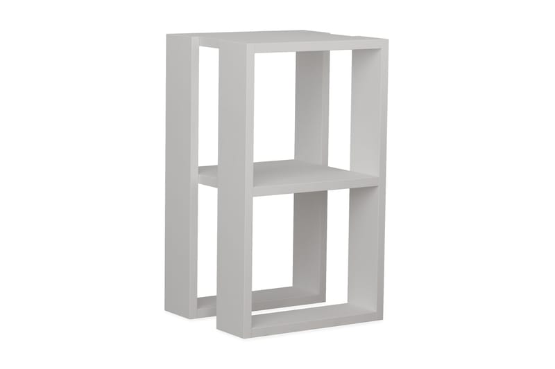 Sängbord Rodger 30 cm med Förvaring Hylla - Vit - Möbler - Bord & matgrupp - Avlastningsbord & sidobord - Sängbord & nattduksbord