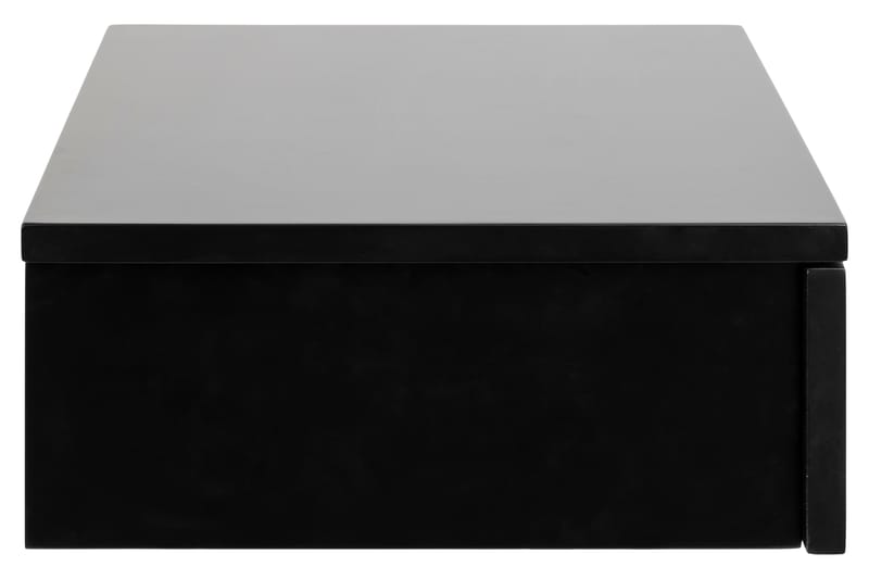 Sängbord Salmani 32 cm - Svart - Sängbord & nattduksbord