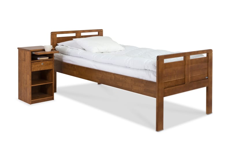 Sängbord Seniori Valnöt - Kiteen Huonekalut - Sängbord & nattduksbord