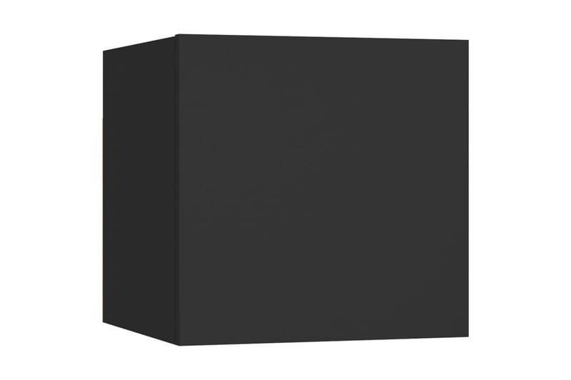 Sängbord svart 30,5x30x30 cm spånskiva - Svart - Sängbord & nattduksbord