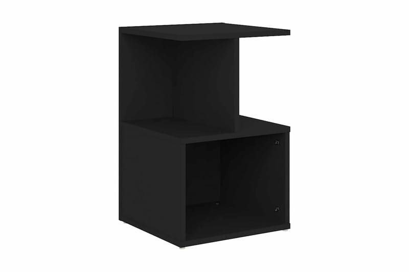 Sängbord svart 35x35x55 cm spånskiva - Svart - Sängbord & nattduksbord
