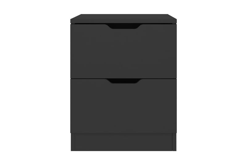 Sängbord svart 40x40x50 cm spånskiva - Svart - Sängbord & nattduksbord