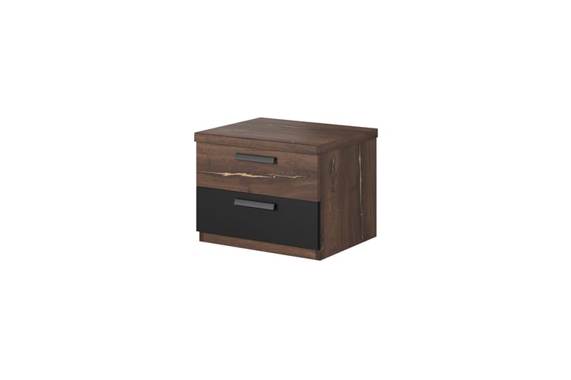 Sängbord Urbina 46 cm - Mörkbrun - Möbler - Bord & matgrupp - Avlastningsbord & sidobord - Sängbord & nattduksbord