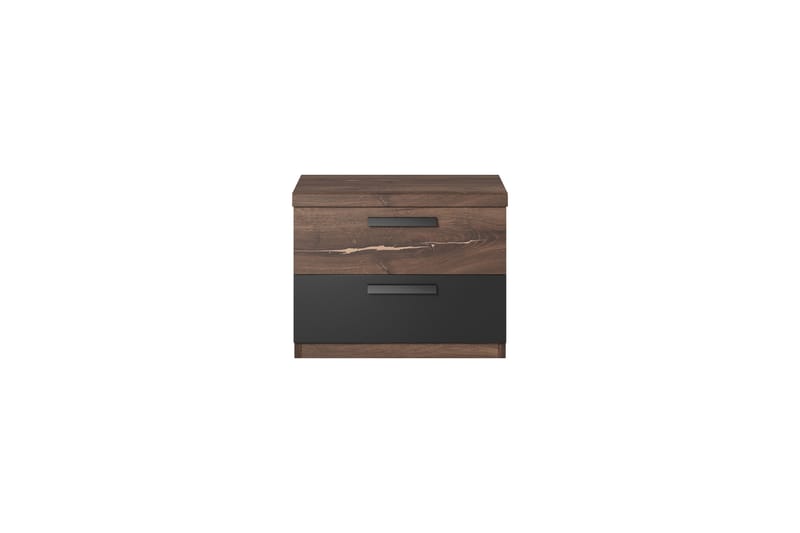 Sängbord Urbina 46 cm - Mörkbrun - Möbler - Bord & matgrupp - Avlastningsbord & sidobord - Sängbord & nattduksbord