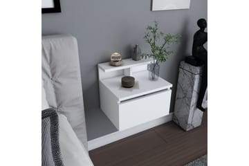 Sängbord Urgby 39,8x35 cm - Vit - Möbler - Bord & matgrupp - Avlastningsbord & sidobord - Sängbord & nattduksbord