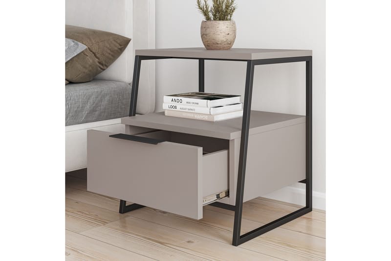 Sängbord Urgby 45x50 cm - Brun - Möbler - Bord & matgrupp - Avlastningsbord & sidobord - Sängbord & nattduksbord