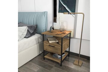 Sängbord Urgby 45x61,8 cm - Svart - Möbler - Bord & matgrupp - Avlastningsbord & sidobord - Sängbord & nattduksbord