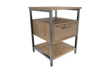 Sängbord Urgby 45x61,8 cm - Svart - Möbler - Bord & matgrupp - Avlastningsbord & sidobord - Sängbord & nattduksbord