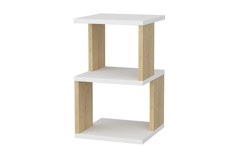 Sängbord Violaceae 29,6x49,4 cm - Vit - Möbler - Bord & matgrupp - Avlastningsbord & sidobord - Sängbord & nattduksbord
