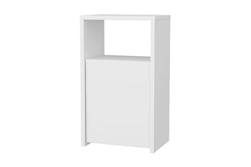 Sängbord Violaceae 36x61,4 cm - Vit - Möbler - Bord & matgrupp - Avlastningsbord & sidobord - Sängbord & nattduksbord