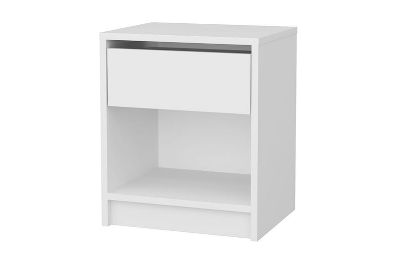 Sängbord Violaceae 44,6x52,8 cm - Vit - Möbler - Bord & matgrupp - Avlastningsbord & sidobord - Sängbord & nattduksbord