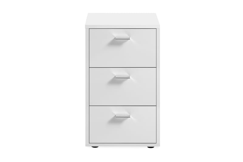 Sängbord Virginia 35 cm med Förvaring 3 Lådor - Extra Vit - Möbler - Bord & matgrupp - Avlastningsbord & sidobord - Sängbord & nattduksbord