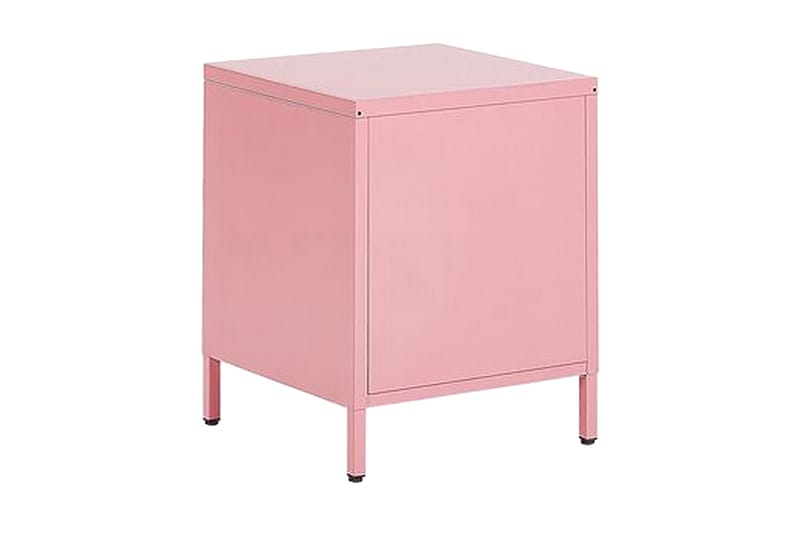 Sängbord Visanza 43 cm - Stål/Rosa - Möbler - Bord & matgrupp - Avlastningsbord & sidobord - Sängbord & nattduksbord