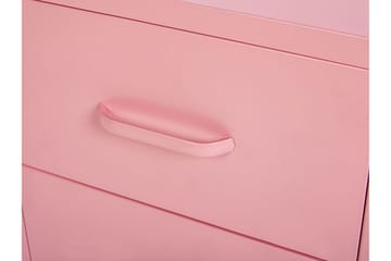 Sängbord Visanza 43 cm - Stål/Rosa - Möbler - Bord & matgrupp - Avlastningsbord & sidobord - Sängbord & nattduksbord