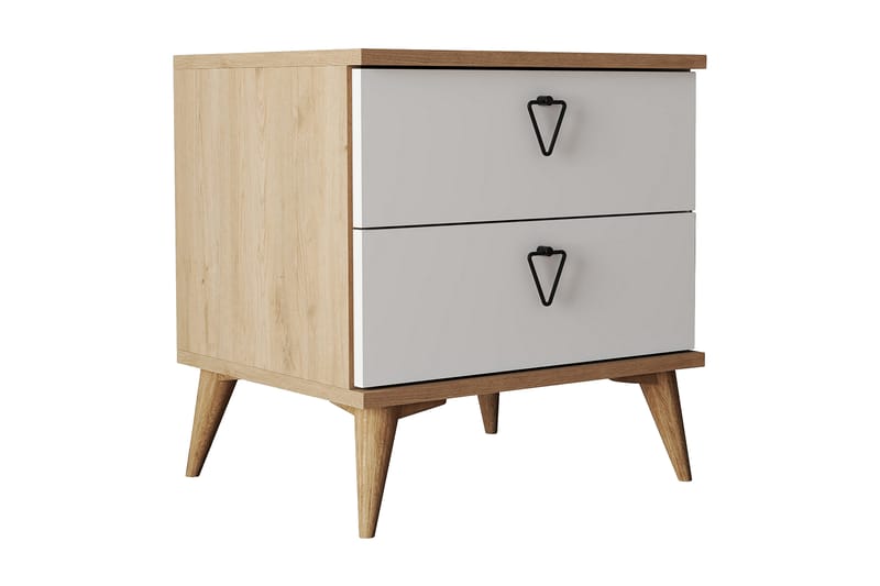 Sängbord Zakkum 52x55,1 cm - Brun - Möbler - Bord & matgrupp - Avlastningsbord & sidobord - Sängbord & nattduksbord