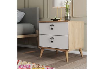 Sängbord Zakkum 52x55,1 cm - Brun - Möbler - Bord & matgrupp - Avlastningsbord & sidobord - Sängbord & nattduksbord