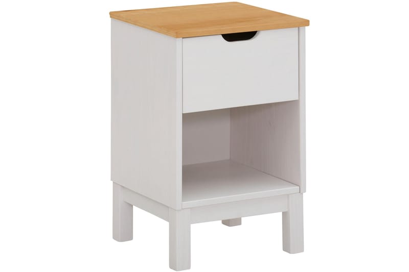 Sängbord Potenza 38 cm - Vit - Möbler - Bord & matgrupp - Avlastningsbord & sidobord - Sängbord & nattduksbord