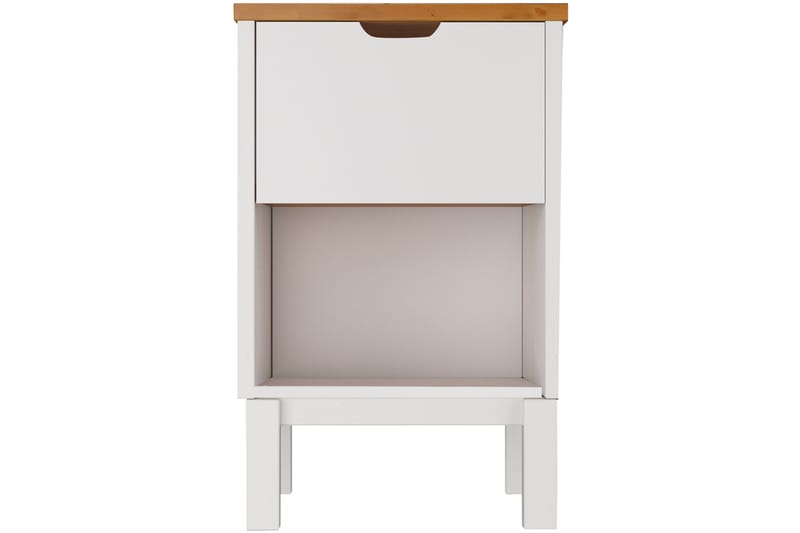Sängbord Potenza 38 cm - Vit - Möbler - Bord & matgrupp - Avlastningsbord & sidobord - Sängbord & nattduksbord