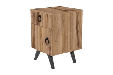 Sängbord Pilado 40x44 cm - Mörkbrun - Möbler - Bord & matgrupp - Avlastningsbord & sidobord - Sängbord & nattduksbord