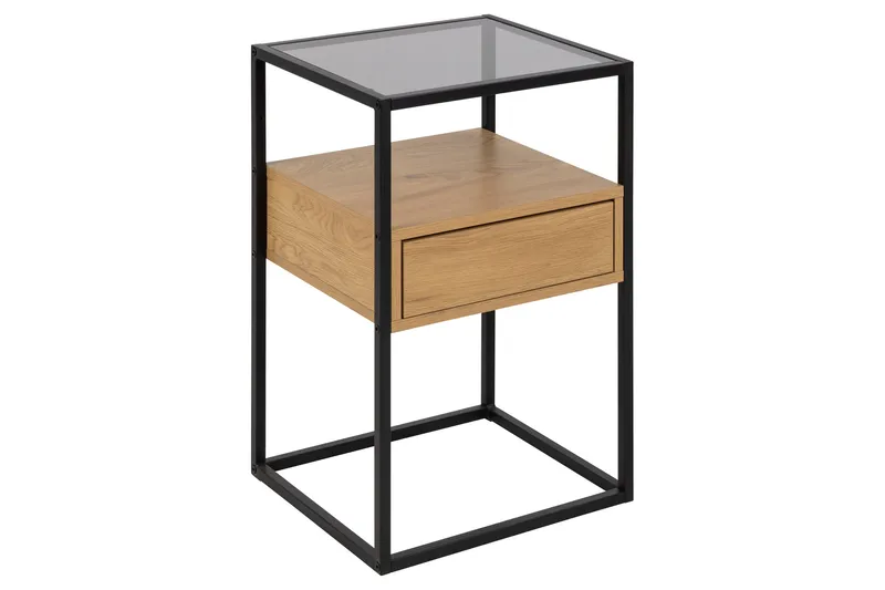 Sakila Sängbord 35 cm - Ek - Möbler - Bord & matgrupp - Avlastningsbord & sidobord - Sängbord & nattduksbord