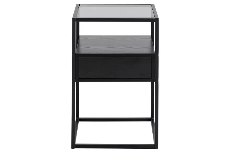 Sakila Sängbord 35 cm - Svart - Möbler - Bord & matgrupp - Avlastningsbord & sidobord - Sängbord & nattduksbord