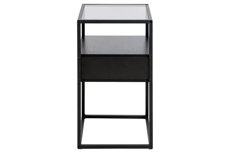 Sakila Sängbord 35 cm - Svart - Möbler - Bord & matgrupp - Avlastningsbord & sidobord - Sängbord & nattduksbord