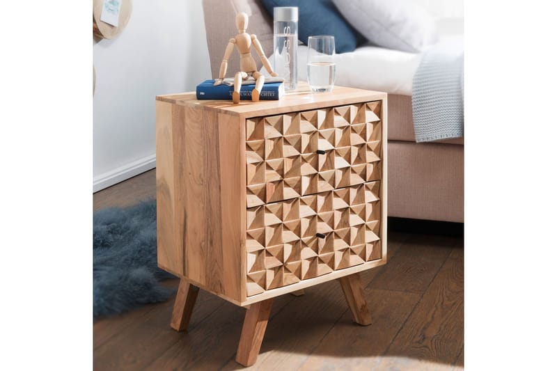 Seufert Sängbord 44 cm - Trä/natur - Möbler - Bord & matgrupp - Avlastningsbord & sidobord - Sängbord & nattduksbord