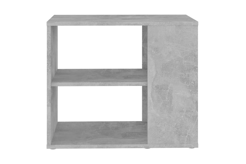 Sidoskåp betonggrå 60x30x50 cm spånskiva - Grå - Sängbord & nattduksbord