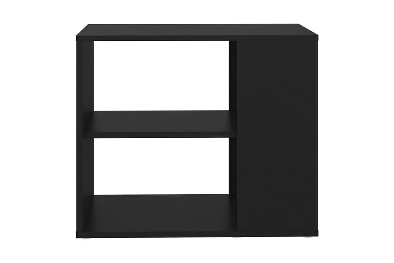 Sidoskåp svart 60x30x50 cm spånskiva - Svart - Sängbord & nattduksbord
