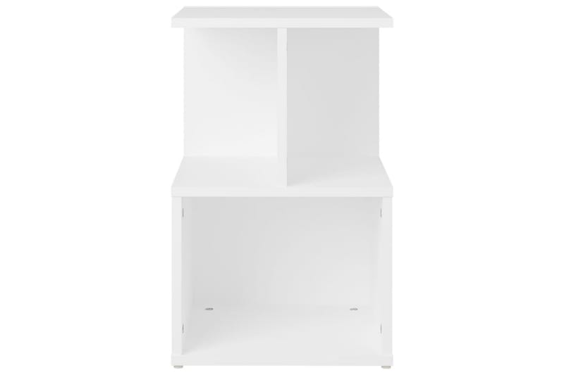 Sidoskåp vit 35x35x55 cm spånskiva - Vit - Sängbord & nattduksbord