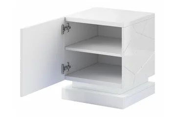 Strontian Sängbord 46 cm Scandinavian Choice Black - Möbler - Bord & matgrupp - Avlastningsbord & sidobord - Sängbord & nattduksbord