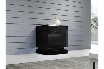 Strontian Sängbord 46 cm Scandinavian Choice Black - Möbler - Bord & matgrupp - Avlastningsbord & sidobord - Sängbord & nattduksbord