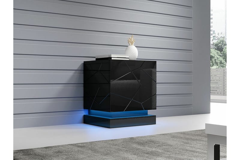 Strontian Sängbord 46 cm Scandinavian Choice Black - Möbler - Bord & matgrupp - Avlastningsbord & sidobord - Sängbord & nattduksbord