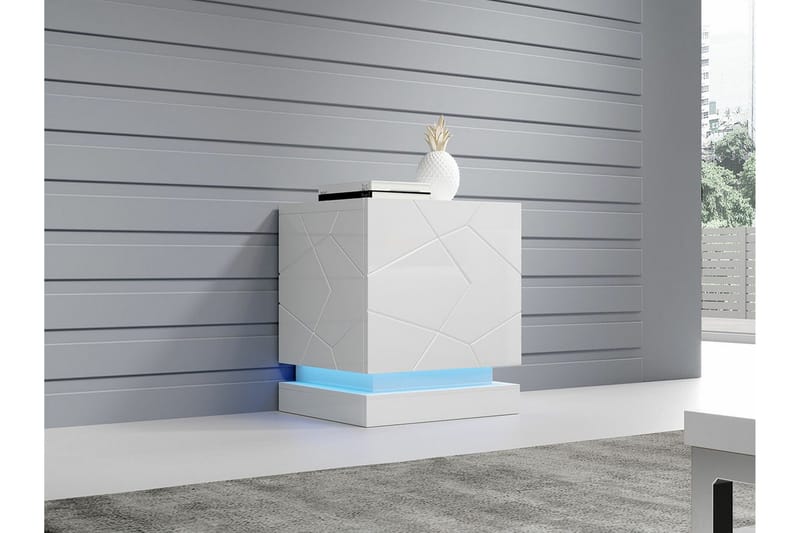 Strontian Sängbord 46 cm Scandinavian Choice White - Möbler - Bord & matgrupp - Avlastningsbord & sidobord - Sängbord & nattduksbord