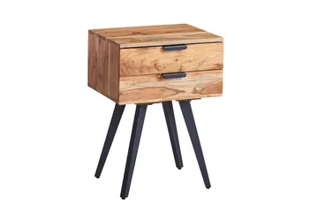 Willowdale Sängbord 47 cm - Brun/Svart - Möbler - Bord & matgrupp - Avlastningsbord & sidobord - Sängbord & nattduksbord